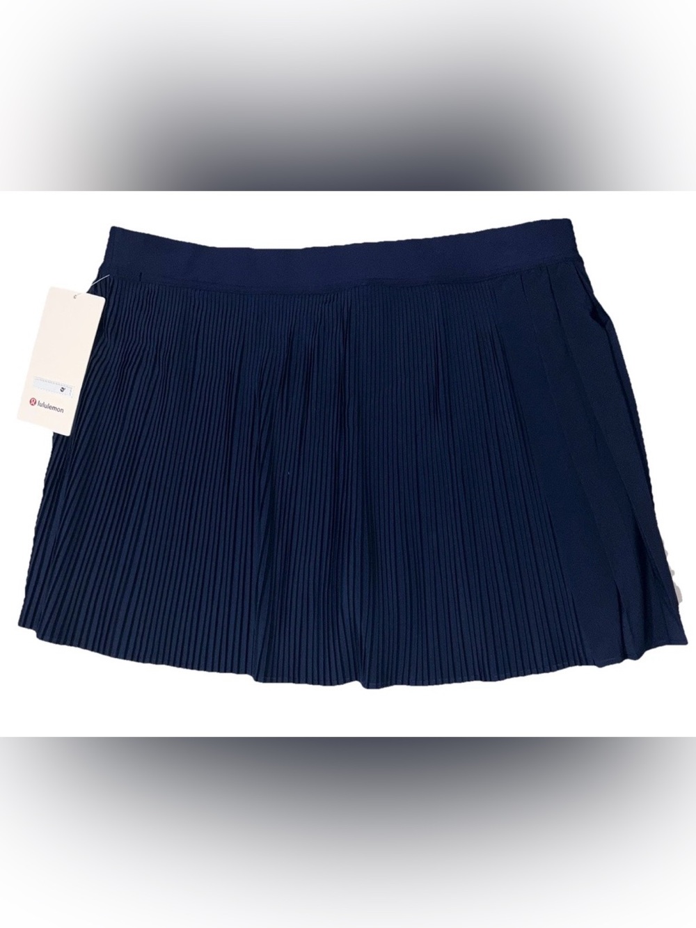 NWT*LULULEMON*XLARGE*SIDE PLEAT HIGH RISE TENNIS SKIRT*REGULAR 4”L*CLUB BLUE